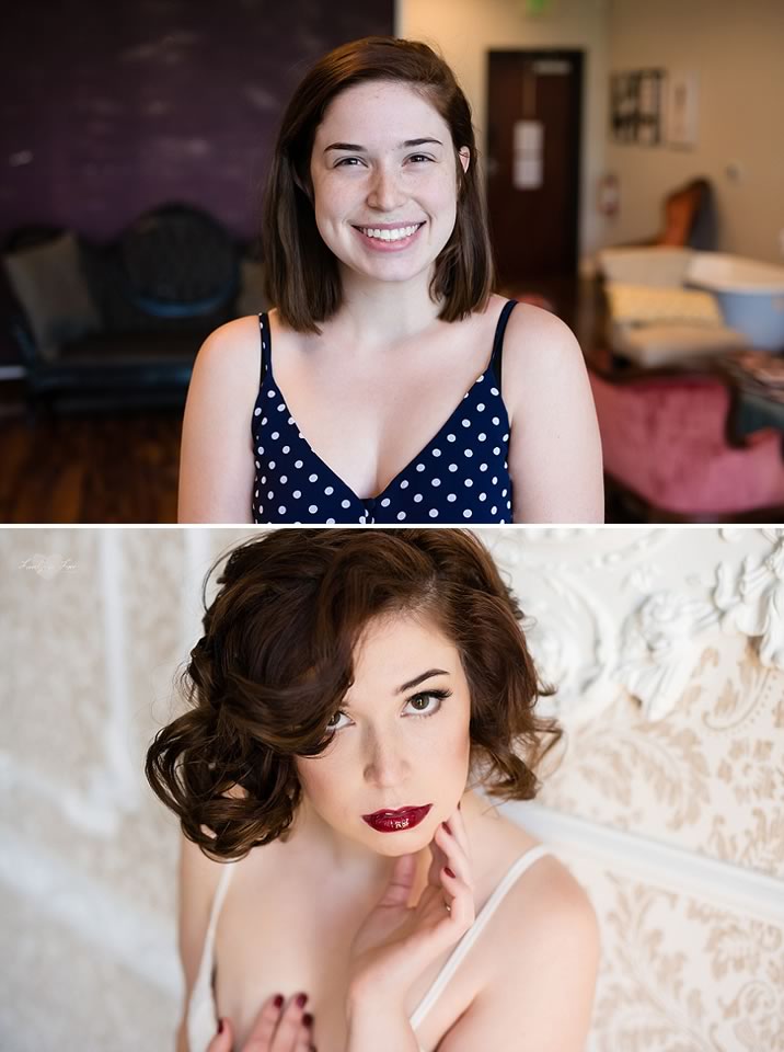 Boudoir Before and After - Kristy's Artistry Design Team