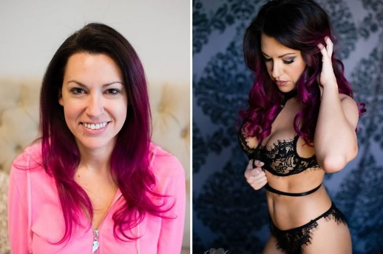 Before and After Boudoir Photos - Kristy's Artistry Design Team