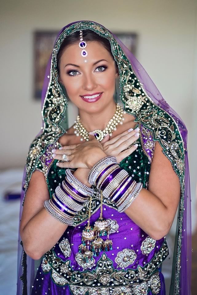 Stunning Indian Wedding Hair and Makeup - Kristy's Artistry Design Team