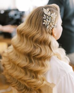 Beautiful S Wave Hairstyle by Kristy's Artistry Design Team