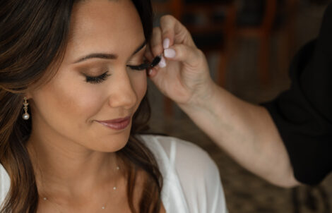 wedding day hair and makeup by Kristy's Artistry Design Team Florida