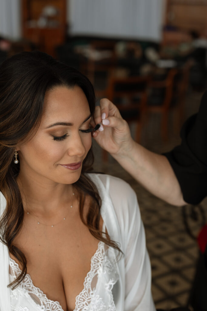 wedding day hair and makeup by Kristy's Artistry Design Team Florida