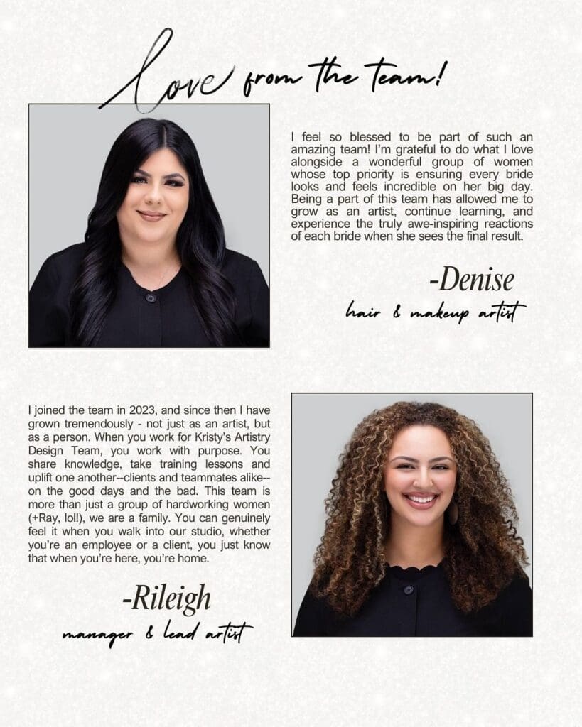 Florida hair and makeup artists beauty community