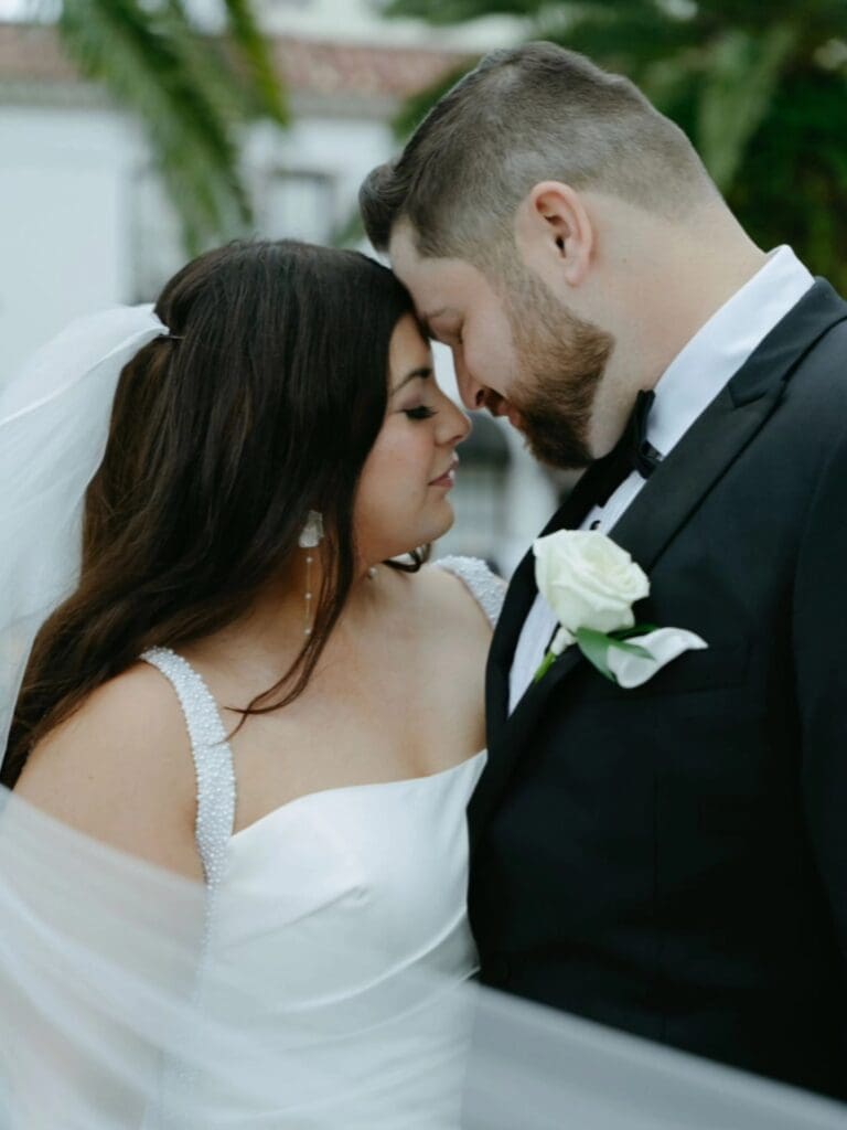 Wedding glam and wedding portraits in Florida