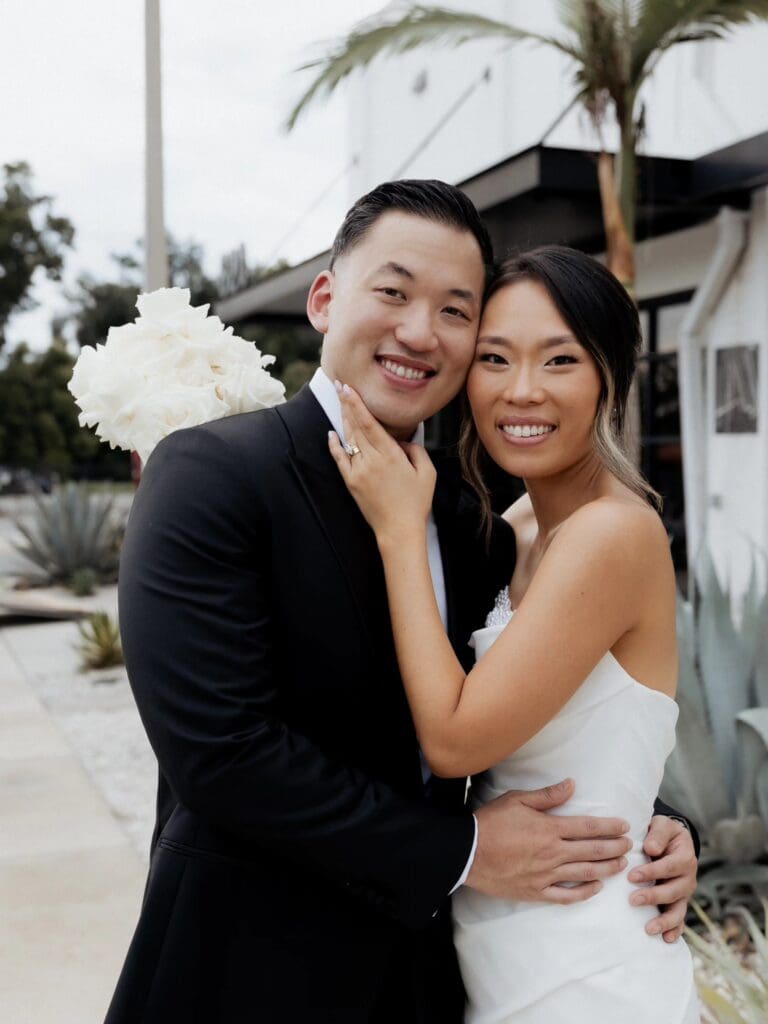 Glam wedding budgets for wedding hair and makeup