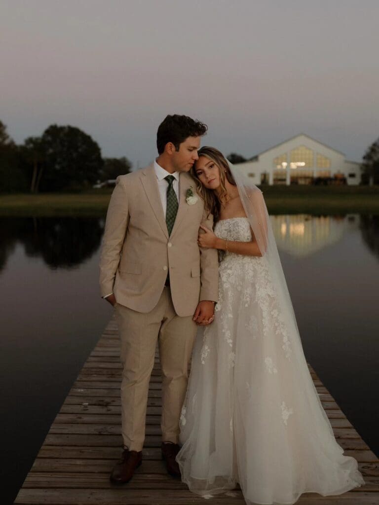 Lavender on the Lake wedding glam by Kristy's Artistry